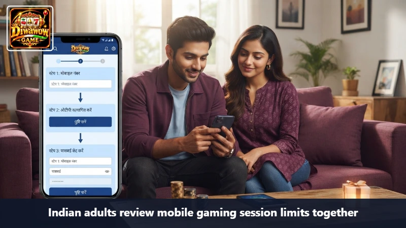 Indian adults review mobile gaming session limits together